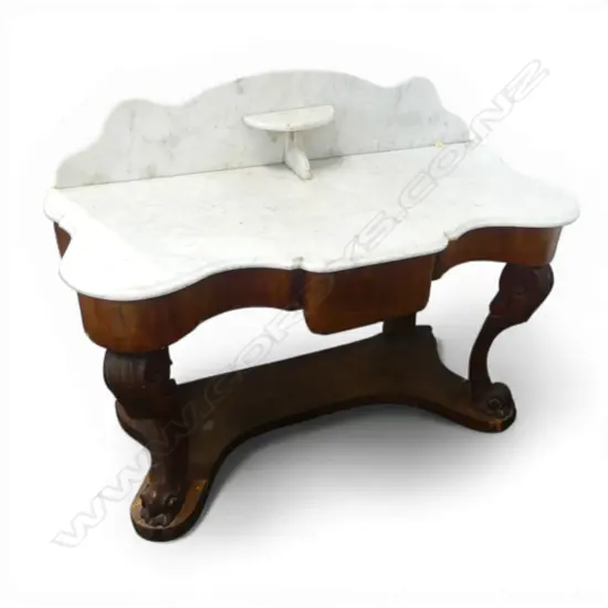 VICTORIAN MARBLE TOP WASHSTAND 1190x540x1000mm approx.
