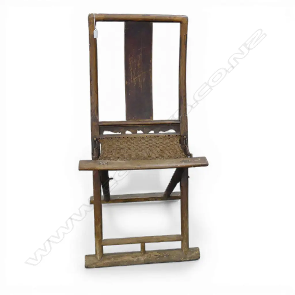 ORIENTAL WOODEN FOLDING CHAIR H.1155mm Image 1++
