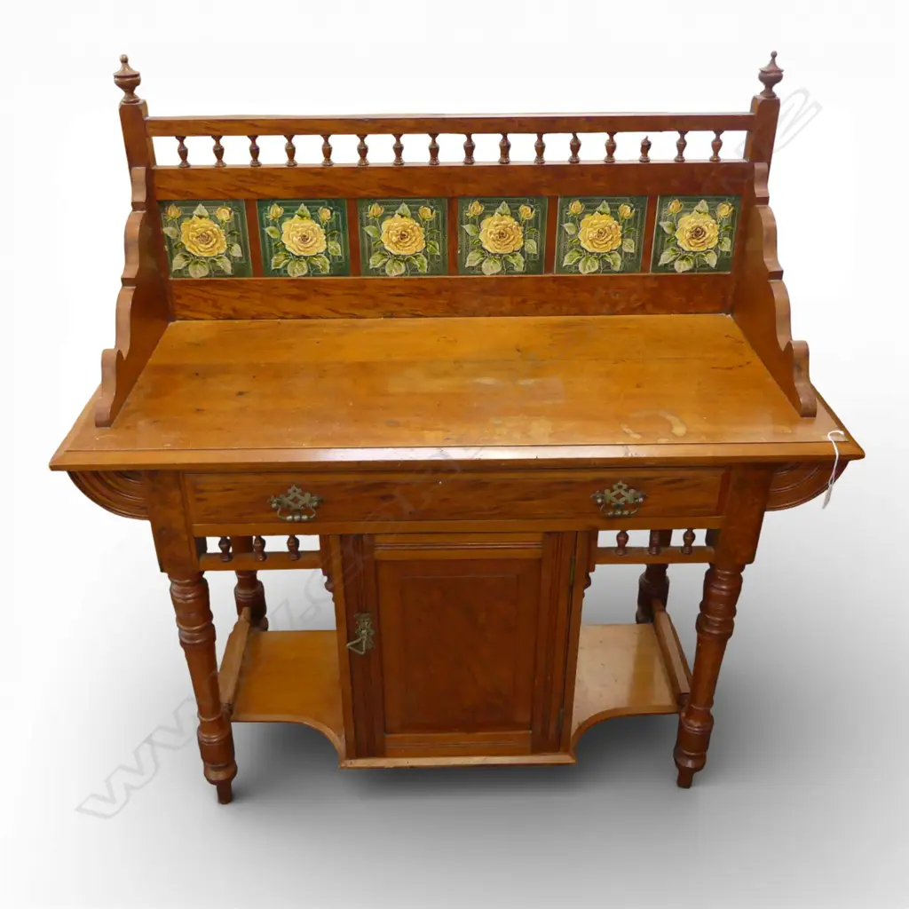 COLONIAL KAURI TILE BACK WASHSTAND 1140x510x1215mm Image 1++