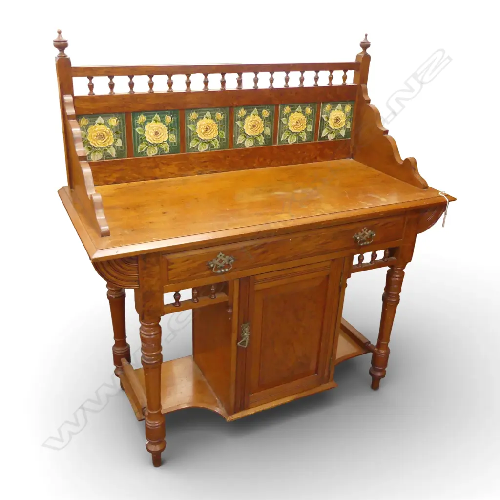 COLONIAL KAURI TILE BACK WASHSTAND 1140x510x1215mm Image 1++