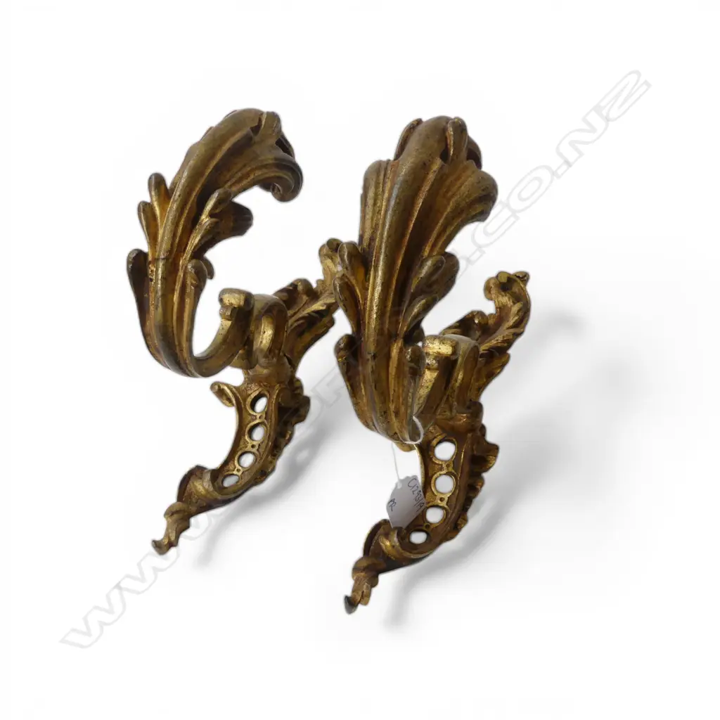 PR GILT METAL WALL BRACKETS H.250mm Image 1++