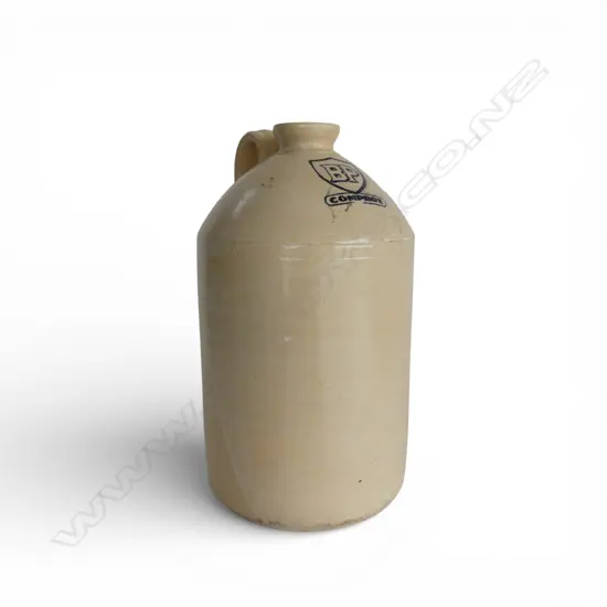 EARLY 20thC 'BP COMPROX' TIMARU POTTERIES CROCK H.385mm