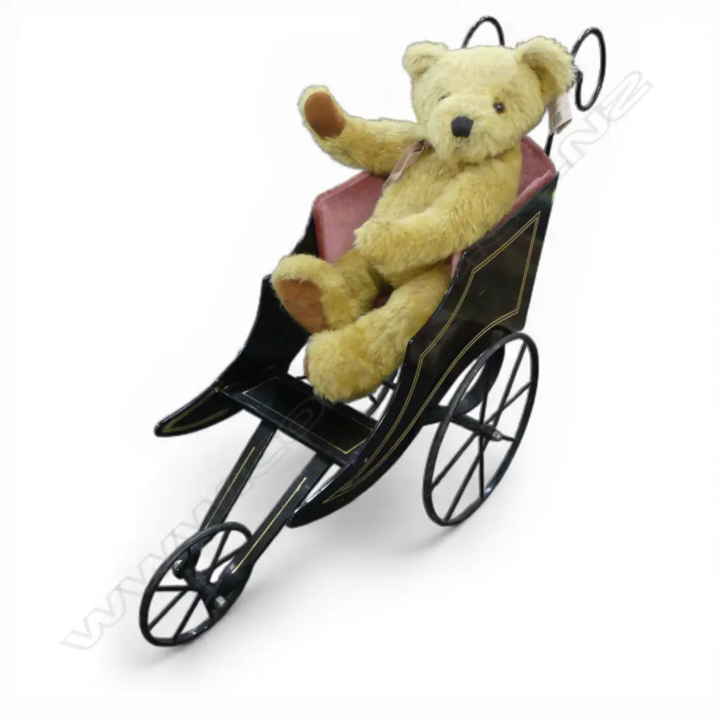 PRAM WITH TEDDY BEAR H.680mm Image 1++