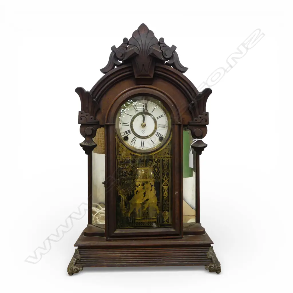 ANTIQUE ANSONIA MANTEL CLOCK H.545mm Image 1++
