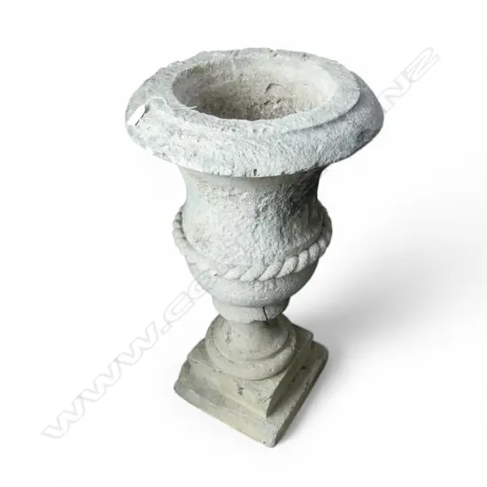 ANTIQUE CHURCHSTONE CAMPANA GARDEN ORN H820MM