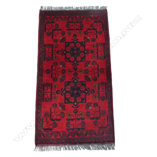 2026 weekly: HAND-KNOTTED ANKHOY RUG, 1000 x 520mm