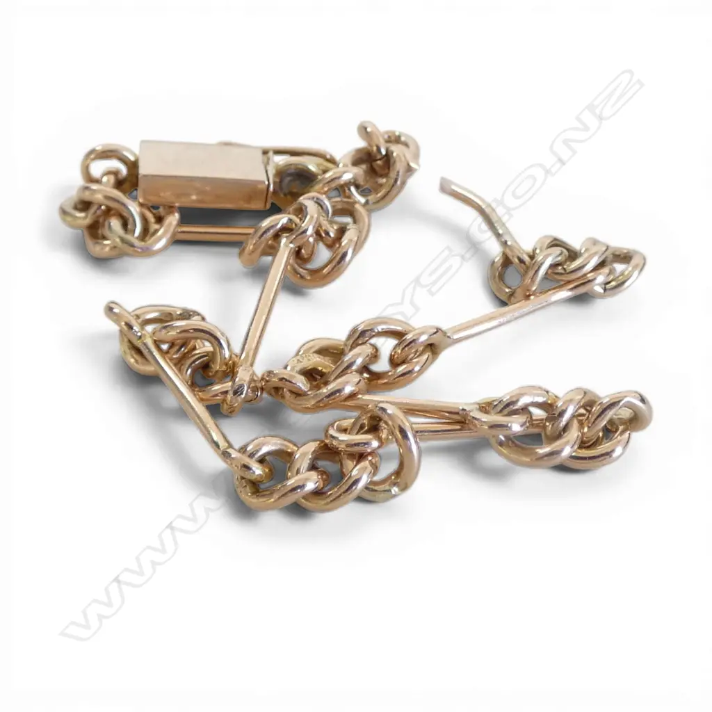 9CT ROSE GOLD BRACELET 8gms Image 1++