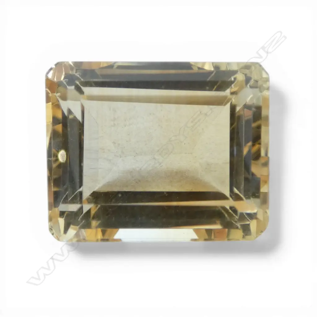 EMERALD CUT CITRINE, 22ct Image 1++