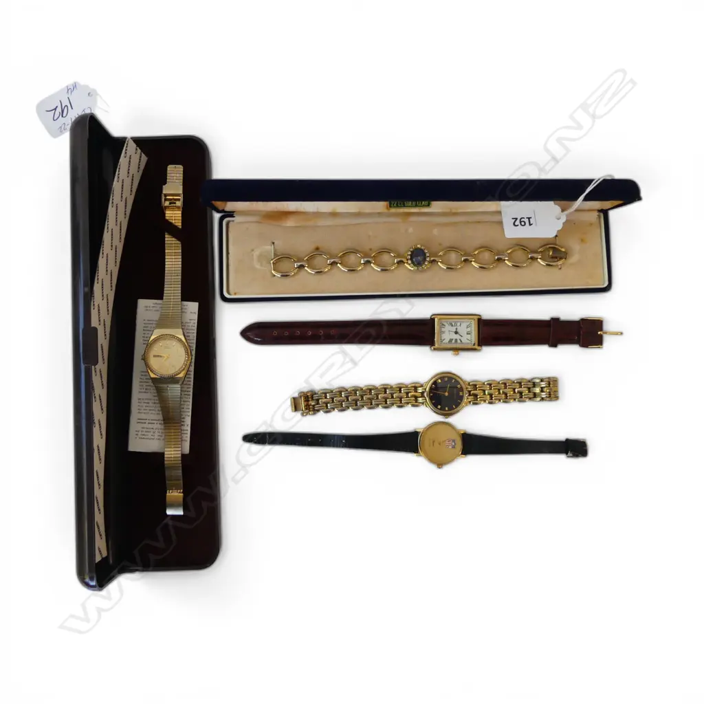 OPAL 22ct PLATE BRACELET + 4 WATCHES Image 1++