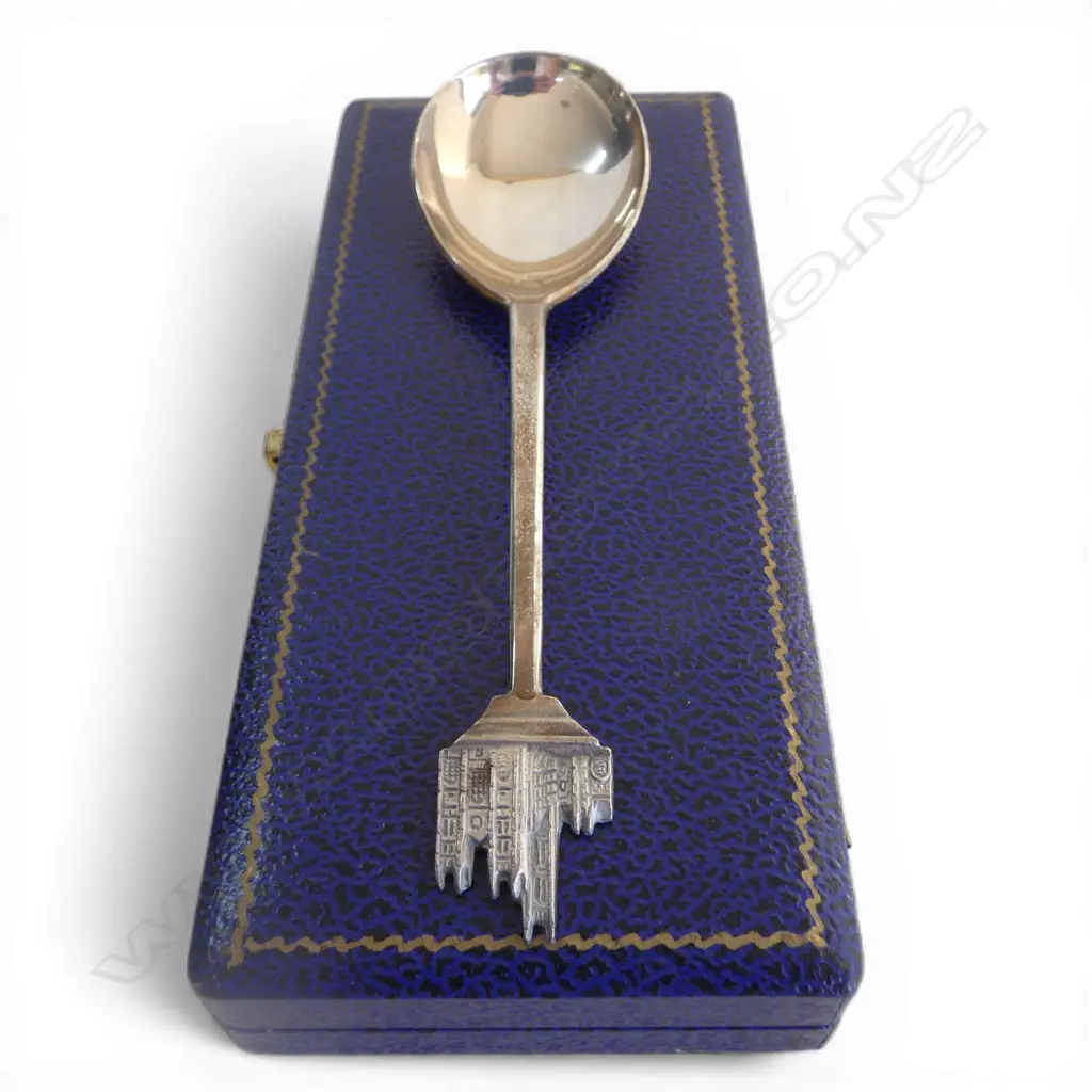 CASED S/SILVER SOV SPOON  34GMS  Image 1++