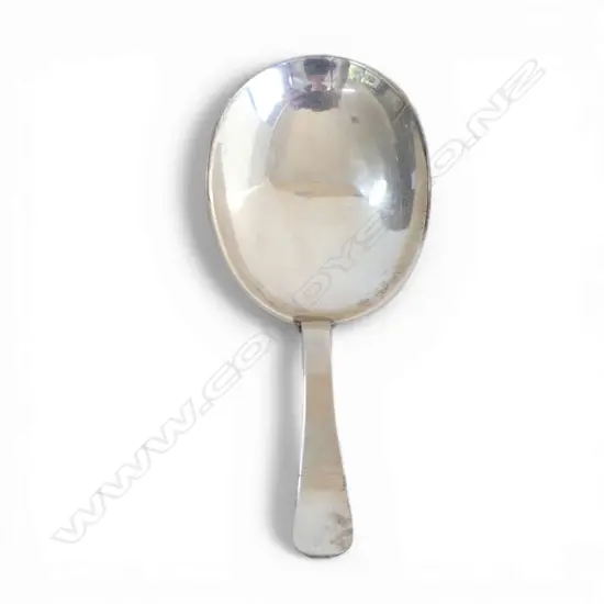 STG SILVER TEA CADDY SPOON, GEORGE UNITE, BIRMINGHAM 1918, 8gms