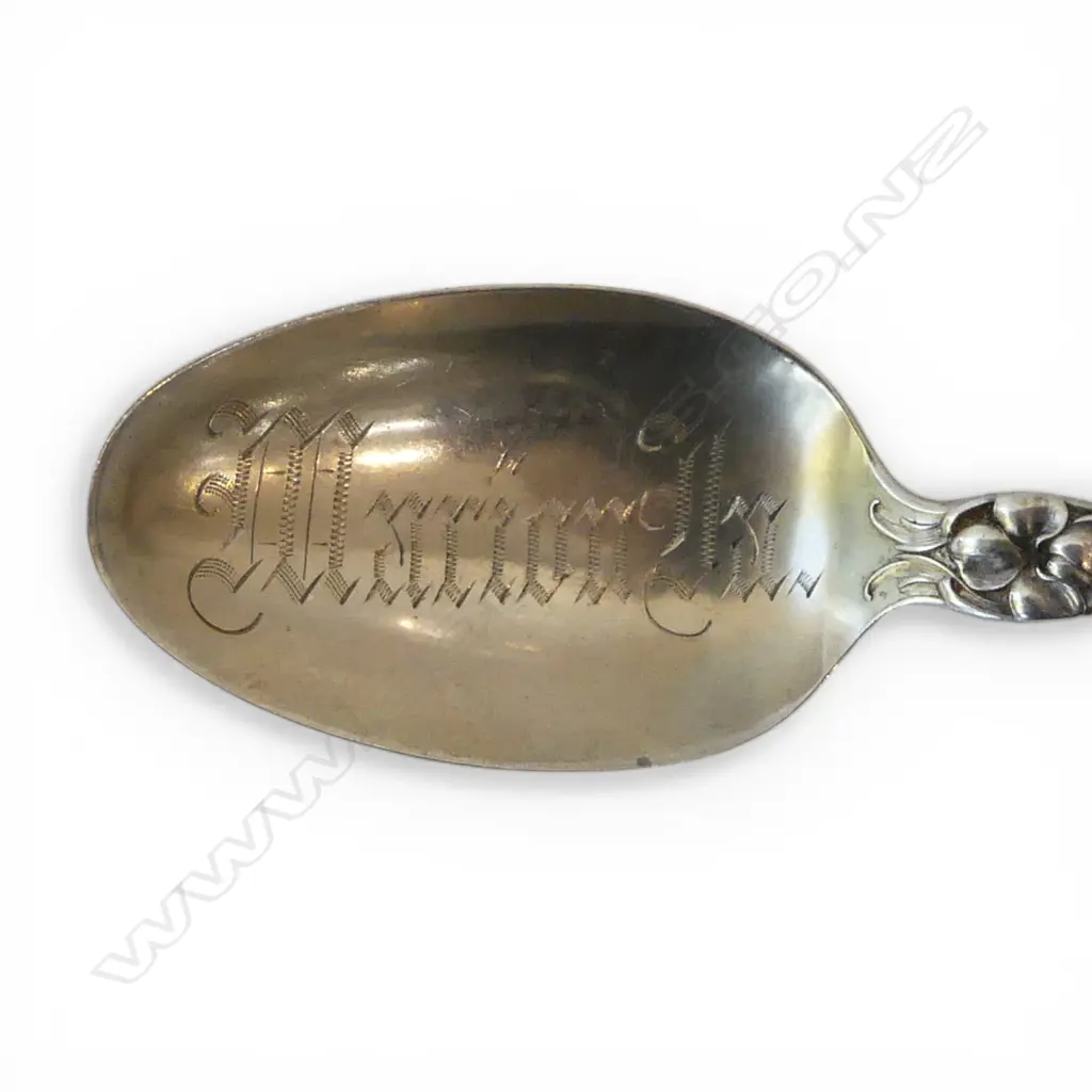 2 STERLING SILVER SPOONS 37gms Image 1++