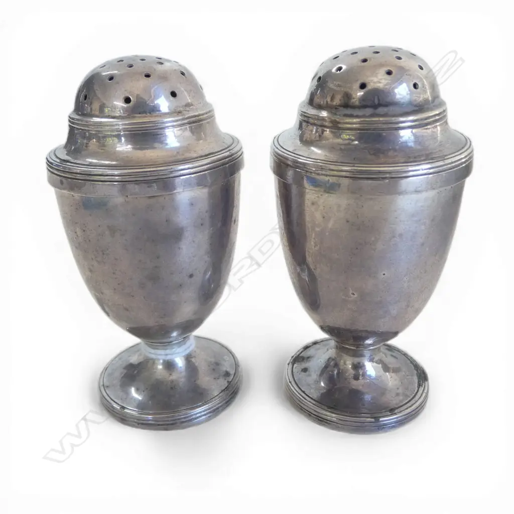 PR VICTORIAN SILVER PEPPERETTES L.1877. 58gms Image 1++