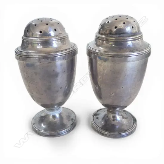 PR VICTORIAN SILVER PEPPERETTES L.1877. 58gms