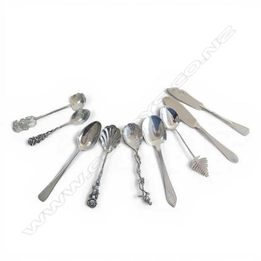 9 PCES SILVER CUTLERY 109gms Image 1++