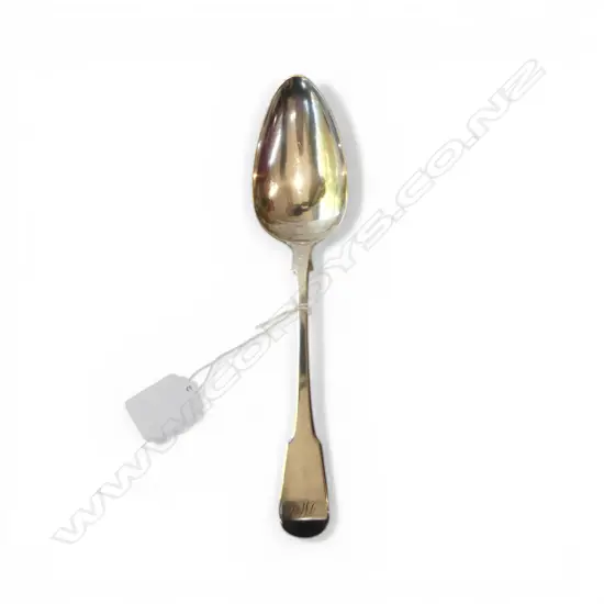GEORGIAN STG SILVER TABLESPOON, EDINBURGH 1812 L.220mm 58gms