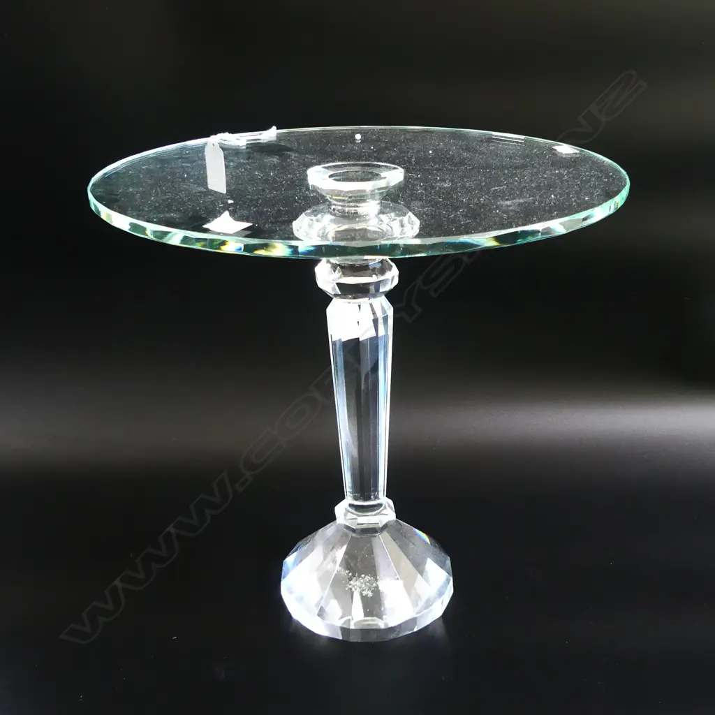 CUT CRYSTAL CAKE STAND H290MM Image 1++