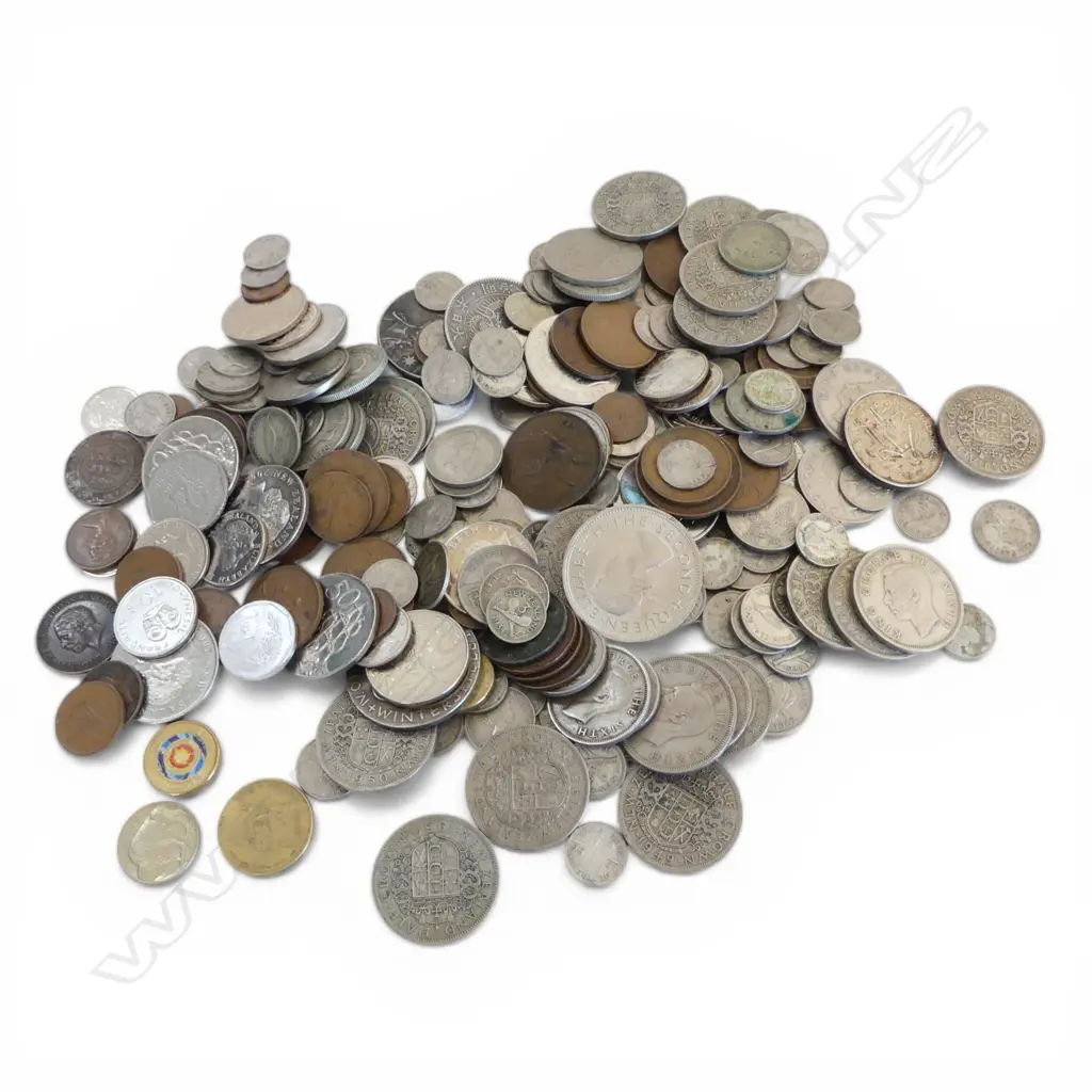 ASST. NZ & WORLD COINS Image 1++