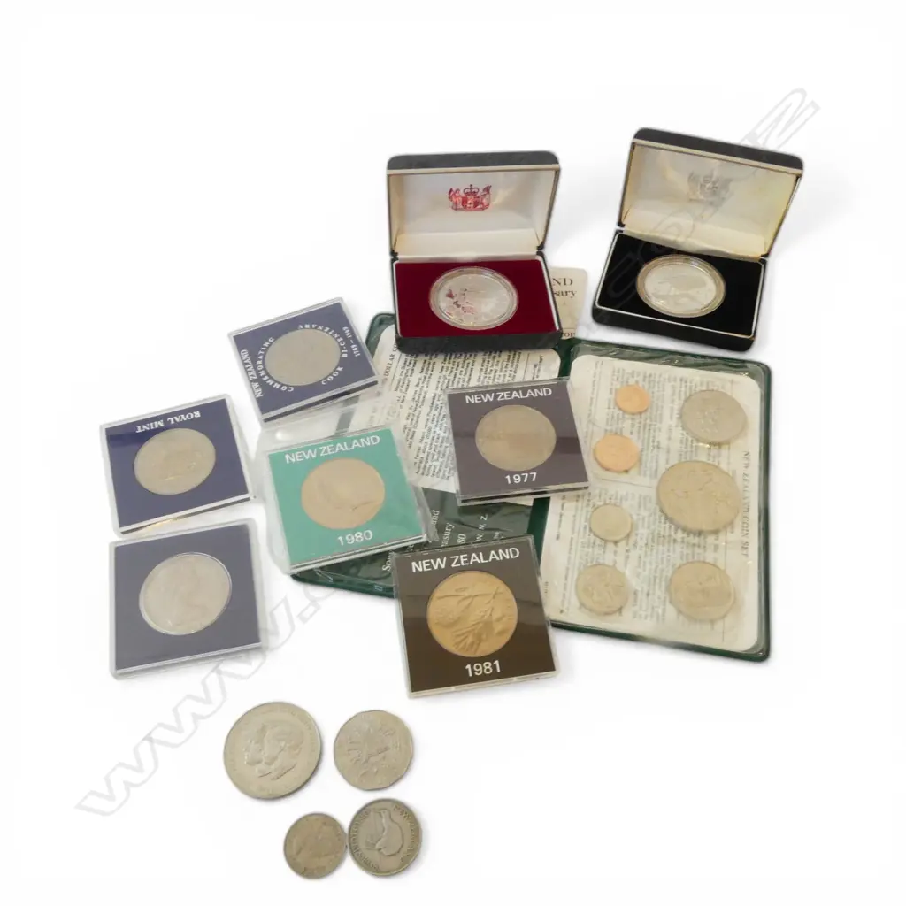 ASST. COINS INCL. 2 SILVER PROOF Image 1++
