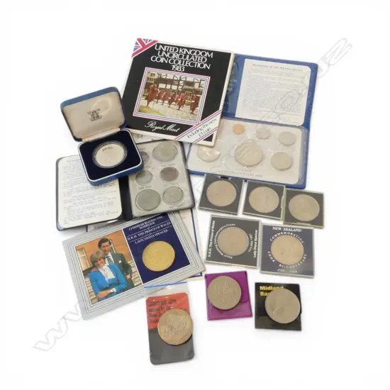 ASST. COINS INCL. 1 SILVER PROOF
