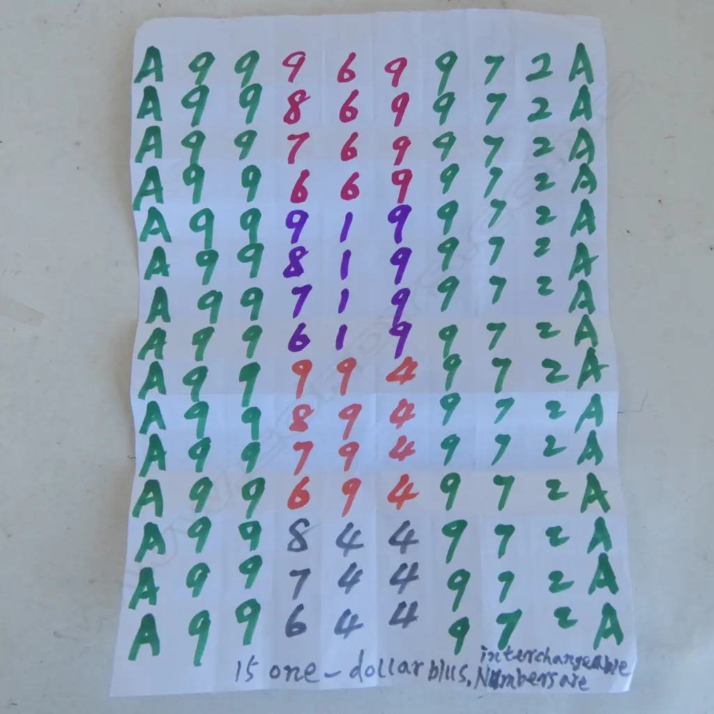 BANK NOTES; 15 US $1 + 5 CHINESE 1 YUAN Image 1++