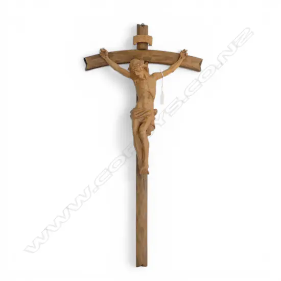 WOOD CRUCIFIX H.690mm