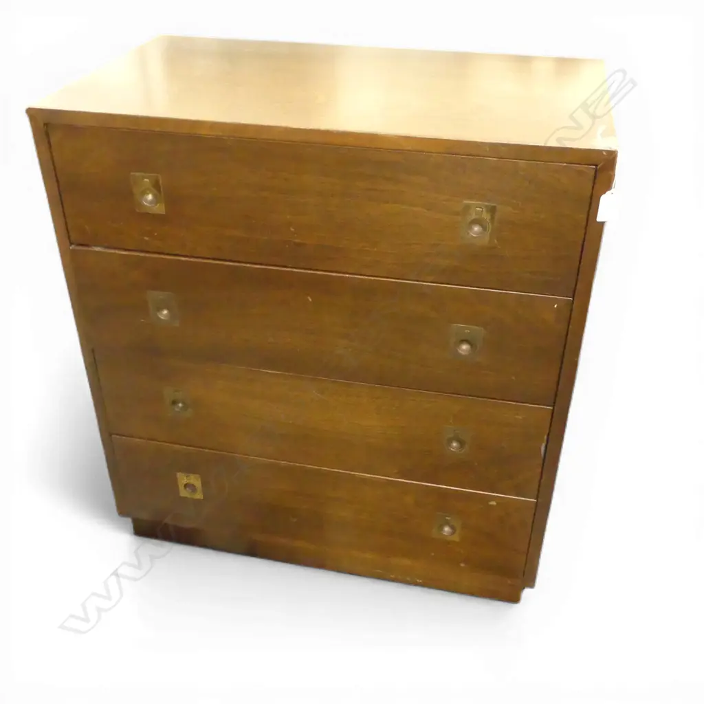 MAHOGANY CAMPAIGN STYLE DRAWERS 690x395x750mm Image 1++