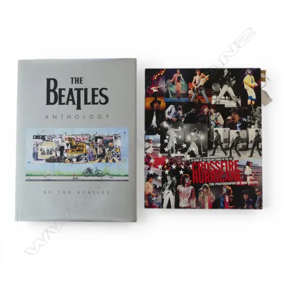 CROSSFIRE HURRICANE - THE PHOTO GRAPHS OF BOB GRUEN signed & no.1211 + THE BEATLES ANTHOLOGY