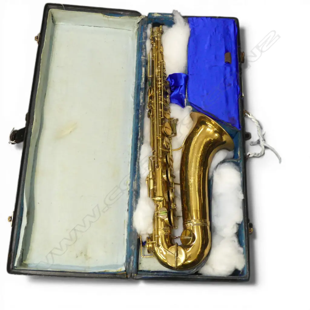 CASED c.1930's HAWKES & SON ALTO SAXOHPHONE Image 1++