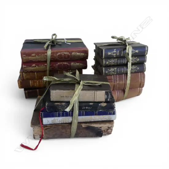 3 BUNDLES OF ANTIQUE BOOKS