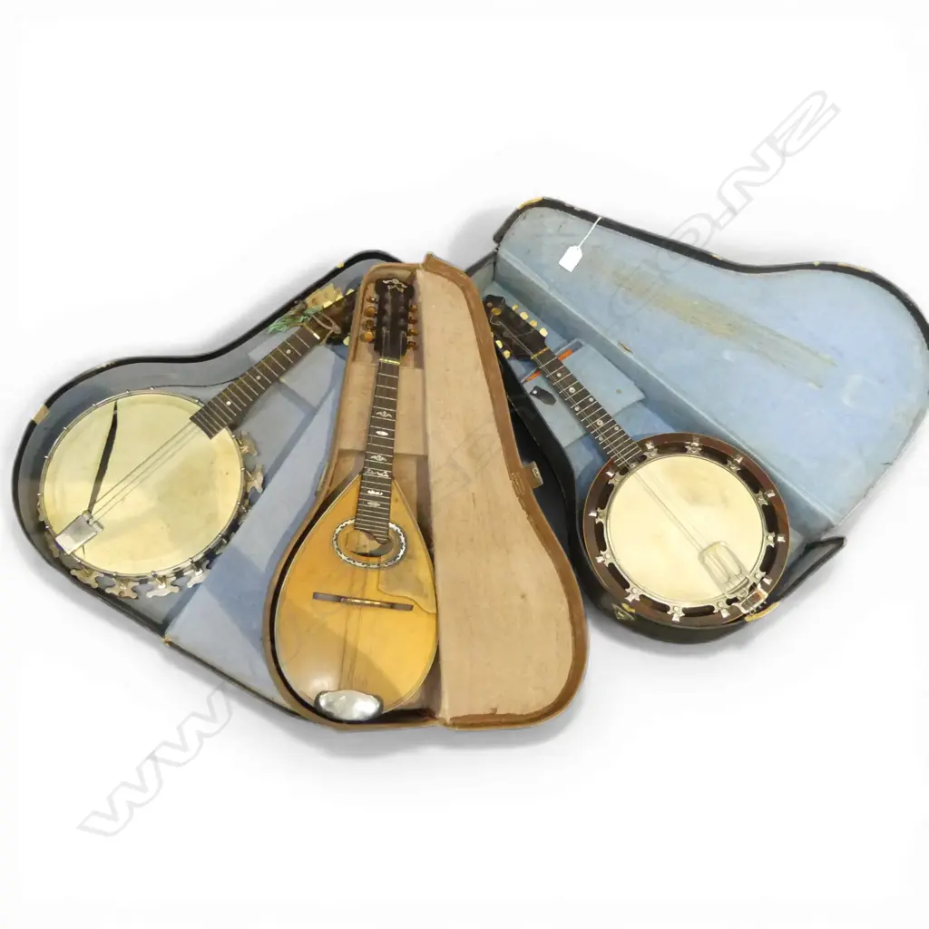 2 BANJO + MANDOLIN need attention Image 1++
