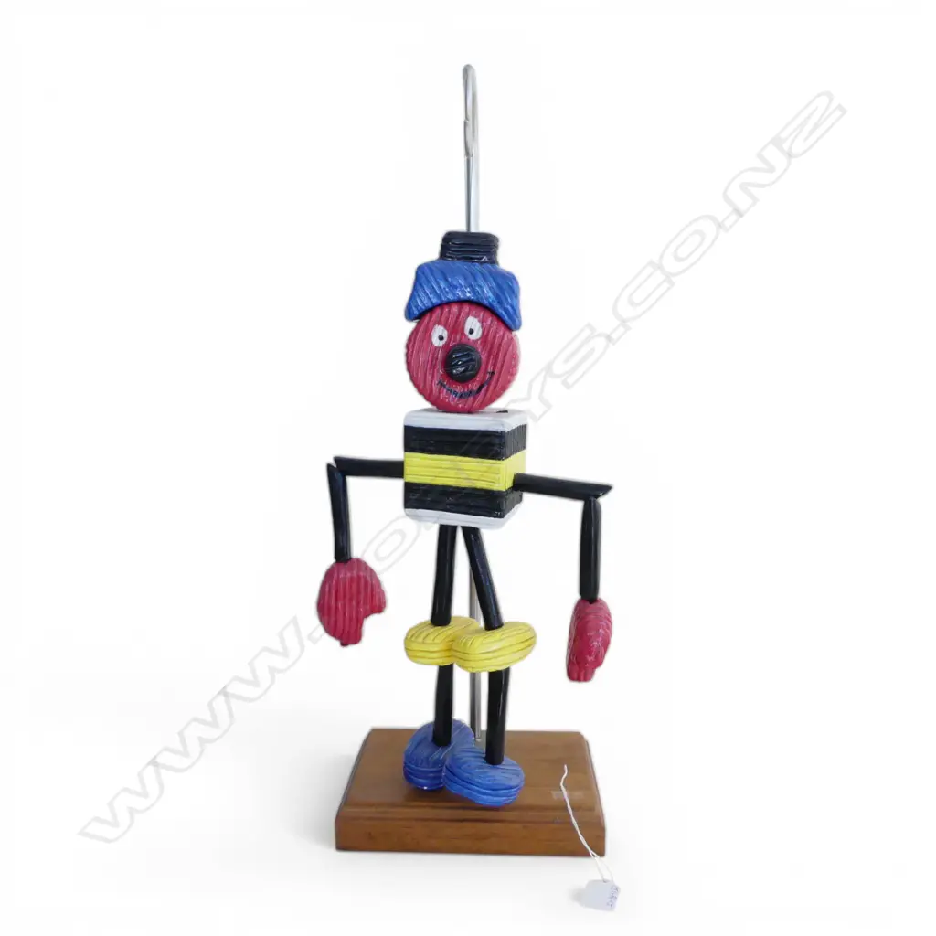 GLASS LIQUORICE MAN ON STAND H.580mm Image 1++