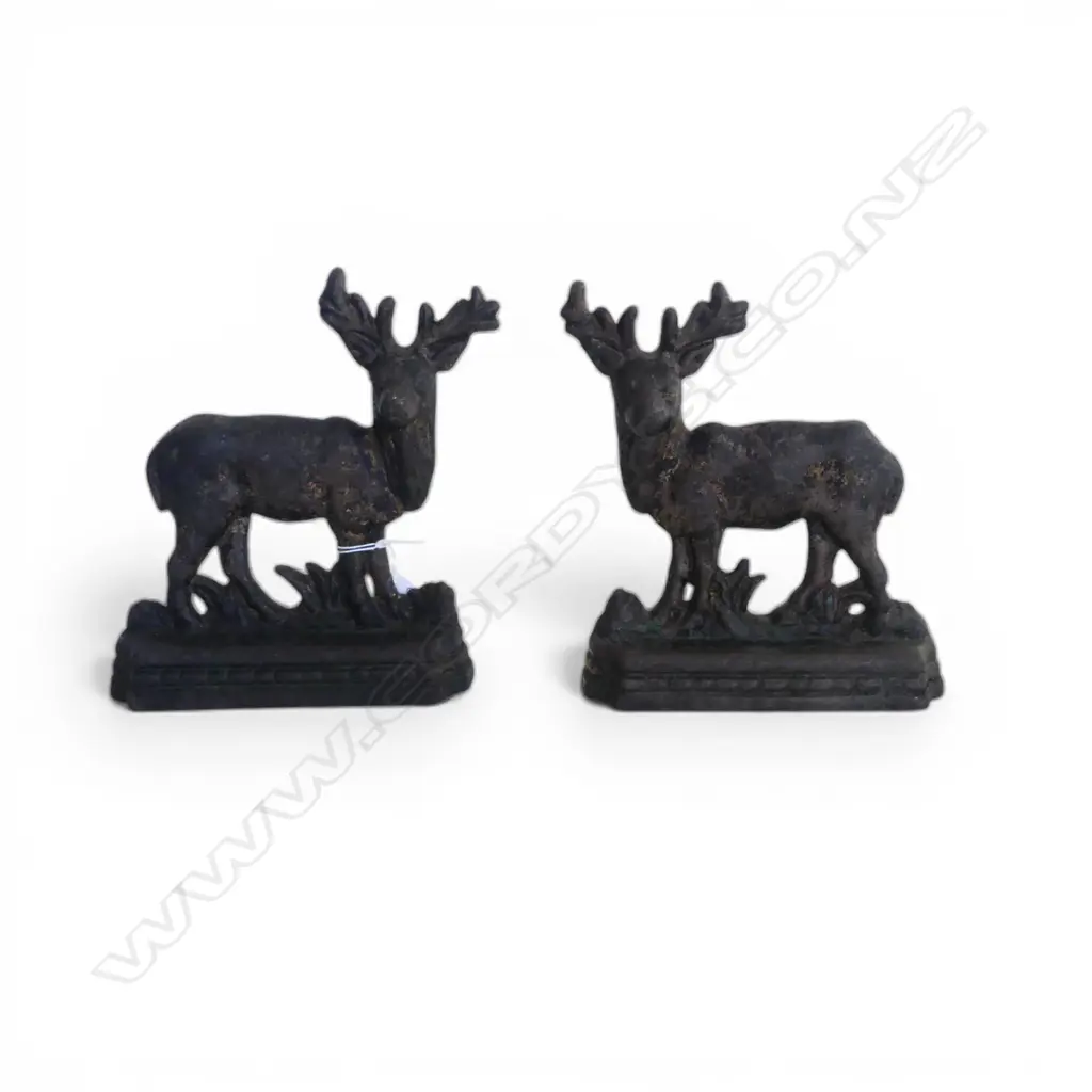 PR CAST IRON DEER DOOR STOPS H.205mm Image 1++