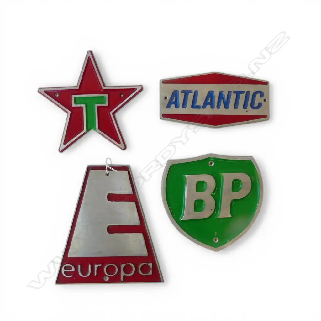 4 REPLICA CAST PETROL LOGOS  Image 1++