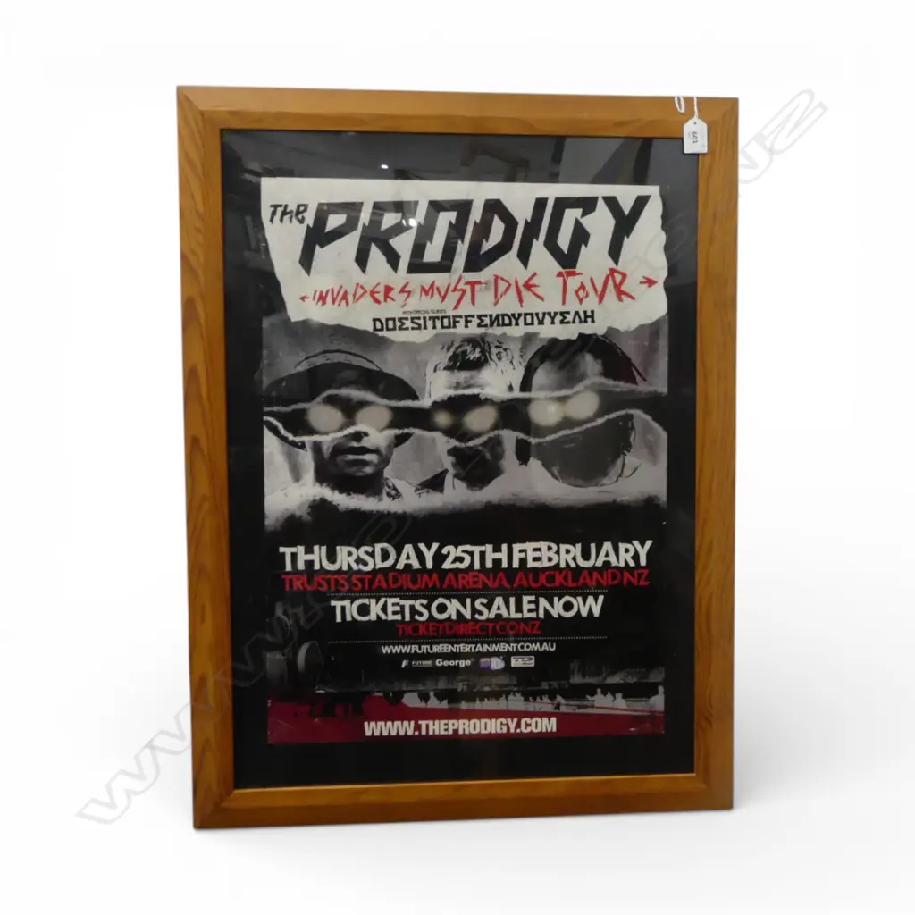 BRITISH BAND THE PRODIGY CONCERT POSTER 590x410mm Image 1++
