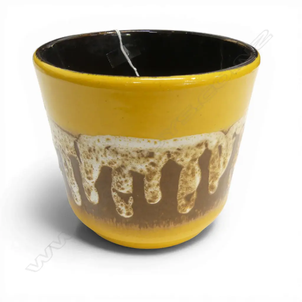 RETRO GERMAN POTTERY CACHE POT H.120mm Image 1++