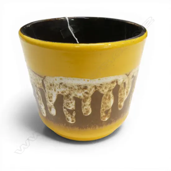 RETRO GERMAN POTTERY CACHE POT H.120mm