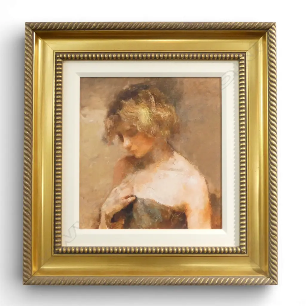 HUA CHEN 'JASMINE' GICLEE PRINT ON CANVAS 390x370mm Image 1++