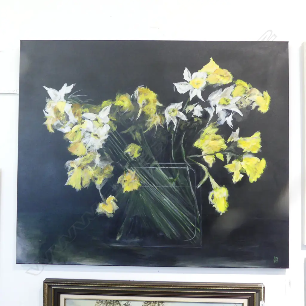 LIZZIE BEERE 'THE ETERNAL INHALE & EXHALE', ACRYLIC, 1000 x 1200mm Image 1++