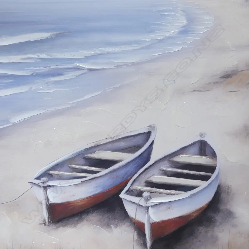 SEA LANDSCAPE, ACRYLIC ON CANVAS, 900 x 600mm Image 1++