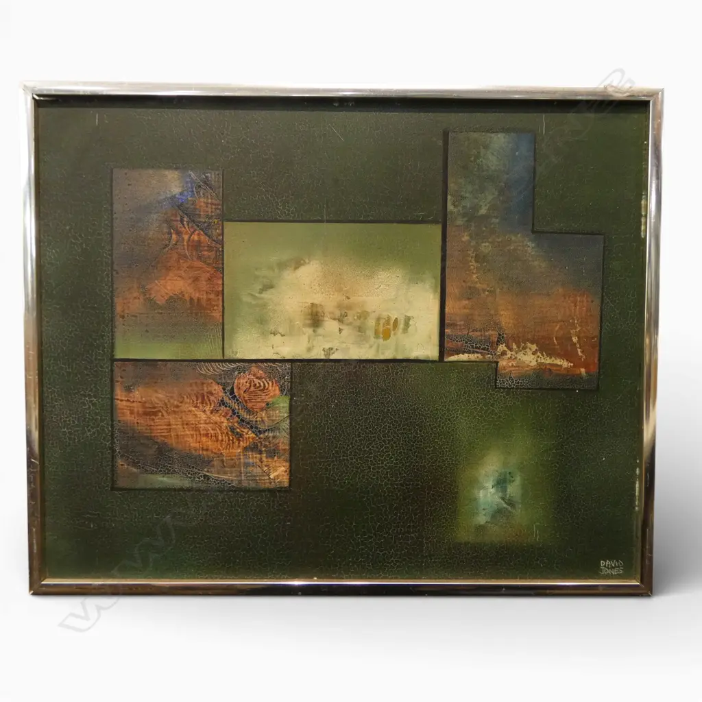 DAVID JONES (1929-2007), OPAL MINE, OIL ON BOARD, 295x370mm Image 1++