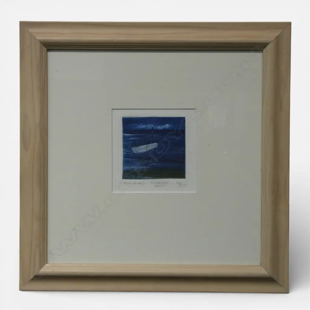 PAUL EVANS, ALDEBURGH BEACH, PRINT Ed. 19/275, 130x130mm Image 1++
