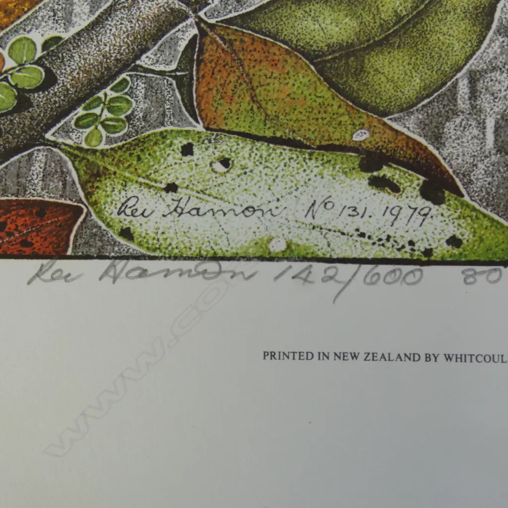 REI HAMON, THE ORPHAN 1979, COLOURED LITHOGRAPH ED. 142/600, 405 X 300mm (UNFRAMED) Image 1++