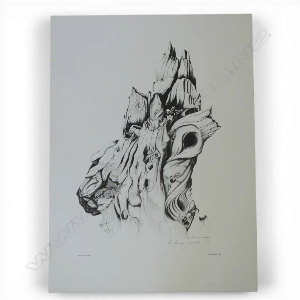 REI HAMON, UNTITLED, LITHOGRAPH ED. 545/600, 760 X 560MM (UNFRAMED) Image 1++