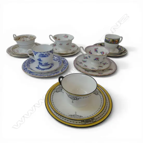 6 SHELLEY CHINA CSPS MIXED PATS