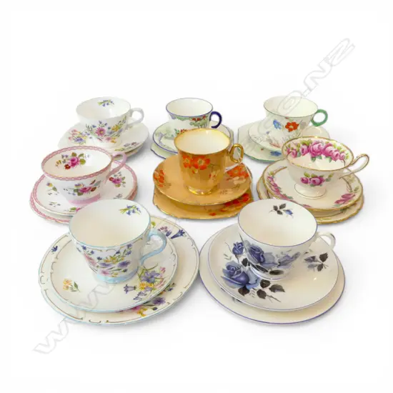 8 SHELLEY CHINA CSPS MIXED PATS