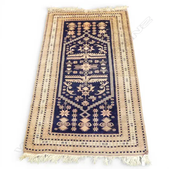 HAND KNOTTED ALL WOOL RUG 1900x1180mm