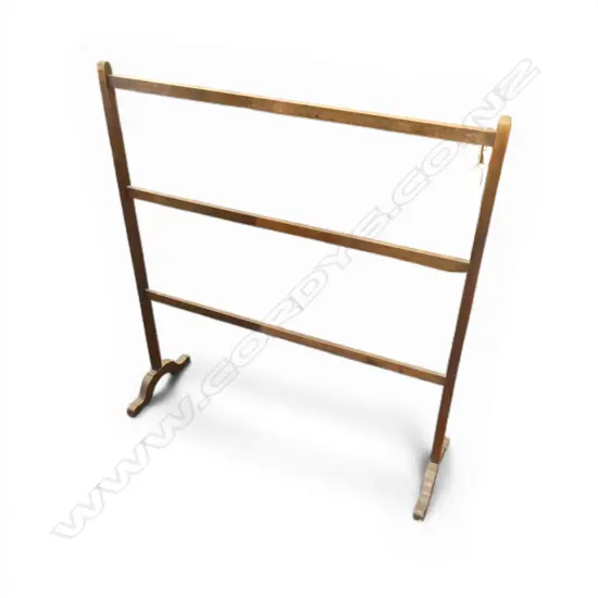 OLD OAK TOWEL RAIL - 915 mm (H)
