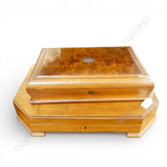 2 EMPTY CUTLERY CANTEENS W.510mm