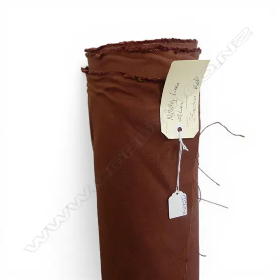 FABRIC BOLT; NUTMEG LINEN, 25M BOLT